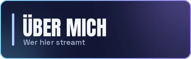 Kanal-Panel „Über mich“.