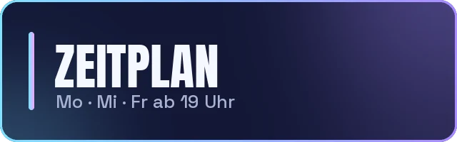 Kanal-Panel „Zeitplan“.